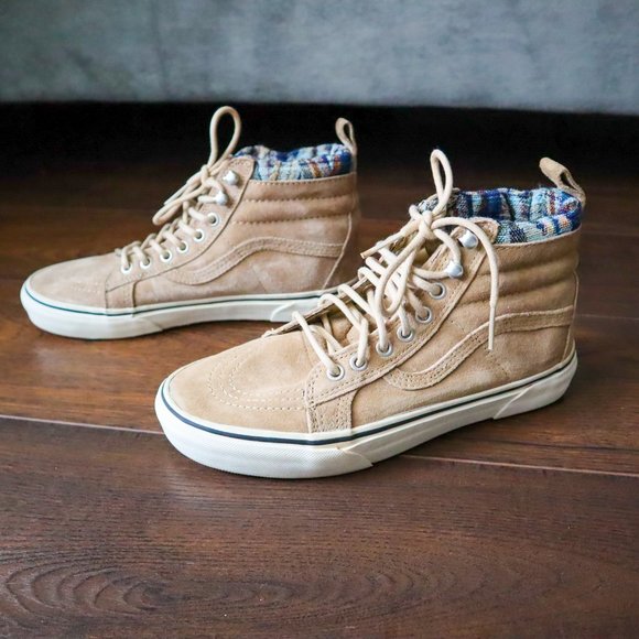 SOLD* Vans Tan All-Weather MTE High Top Sneakers - Picture 2 of 6
